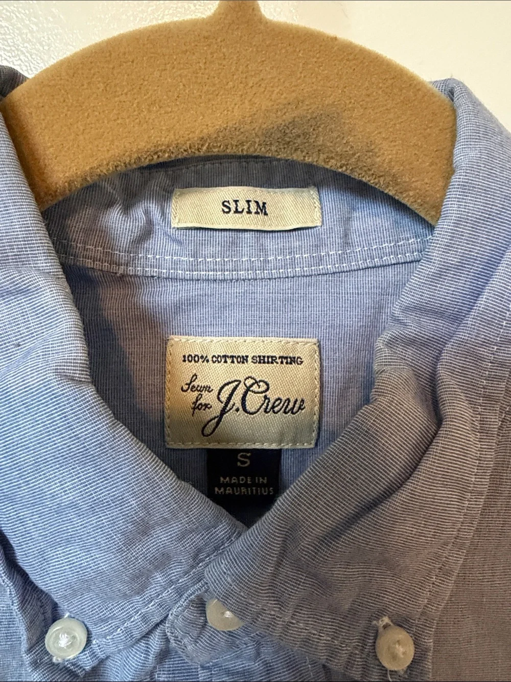 J. Crew Light Blue Oxford Button-Down Shirt